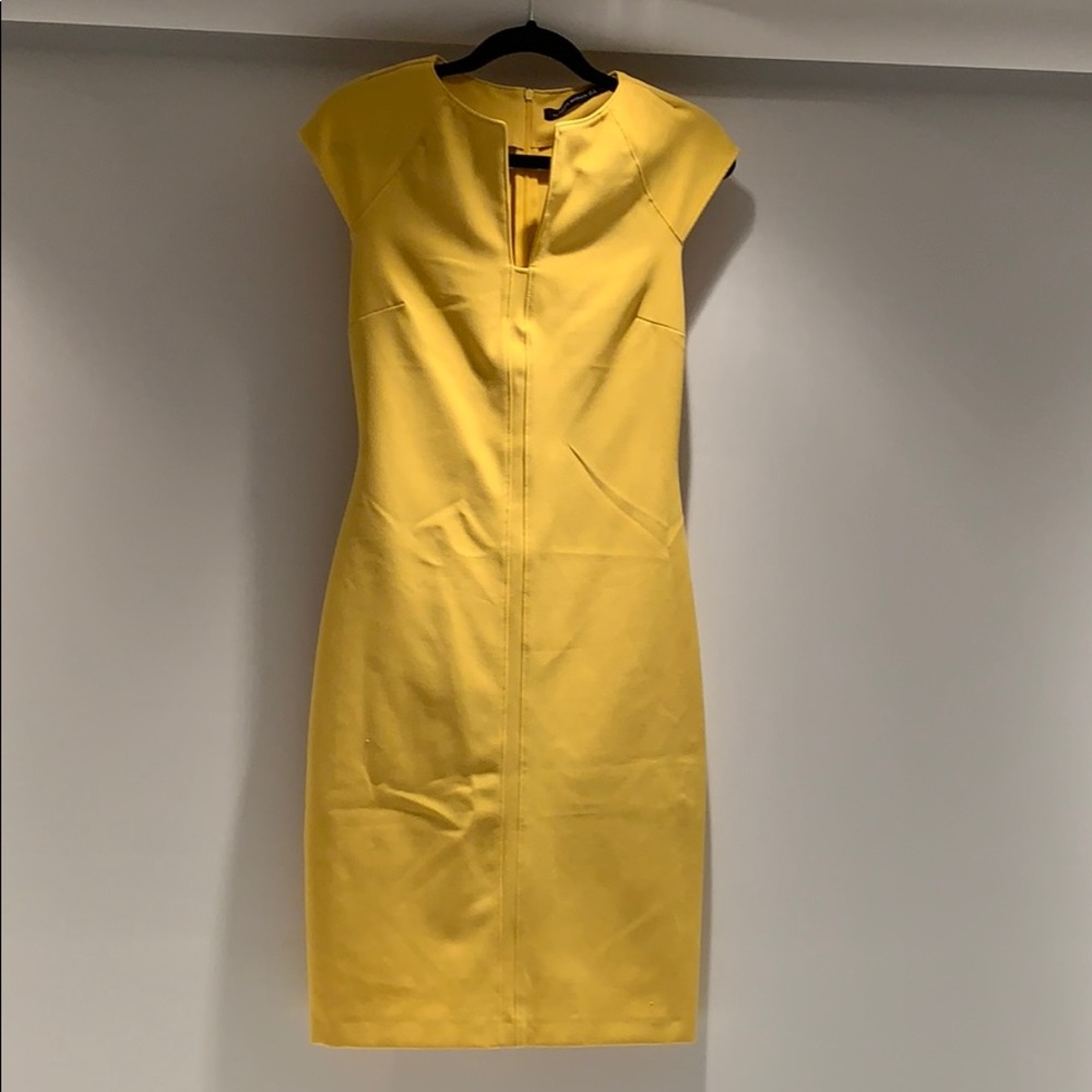 Sunny yellow Zara dress!